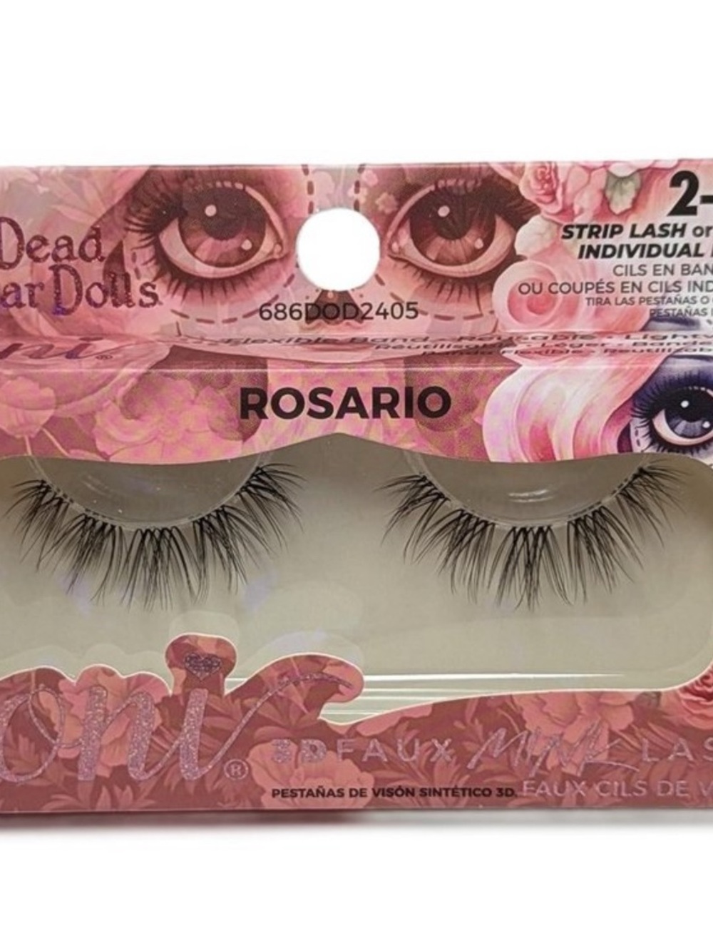 Rosario 3D Faux Mink Strip Lashes